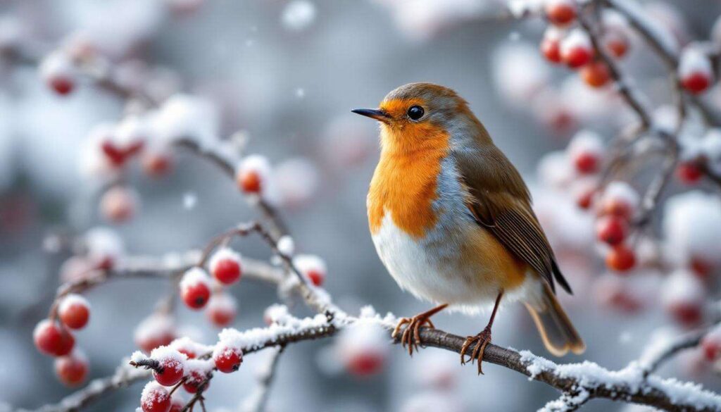 Rotkehlchen im Garten: Dieses Winterfutter vergessen viele, dabei bleibt es so da