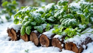 Seit ich Holz unter meinen Beeten vergrabe, erfriert den ganzen Winter kein Gemüse mehr