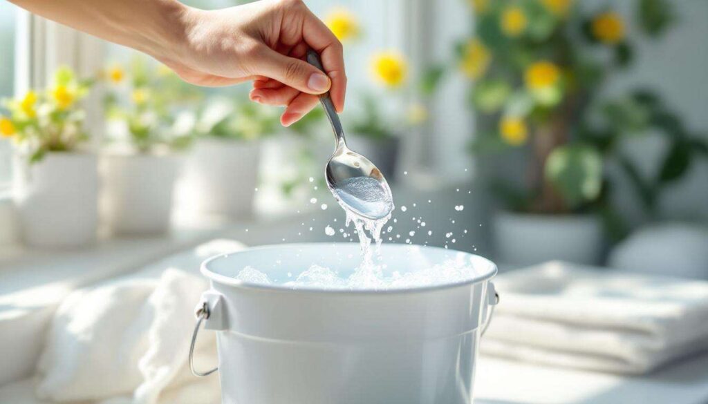 Ein Löffel davon ins Putzwasser und die Fenster bleiben bis zum Frühling streifenfrei