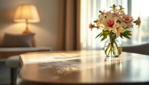 Staub lange fernhalten – eine einfache Methode, die von Hotels angewendet wird