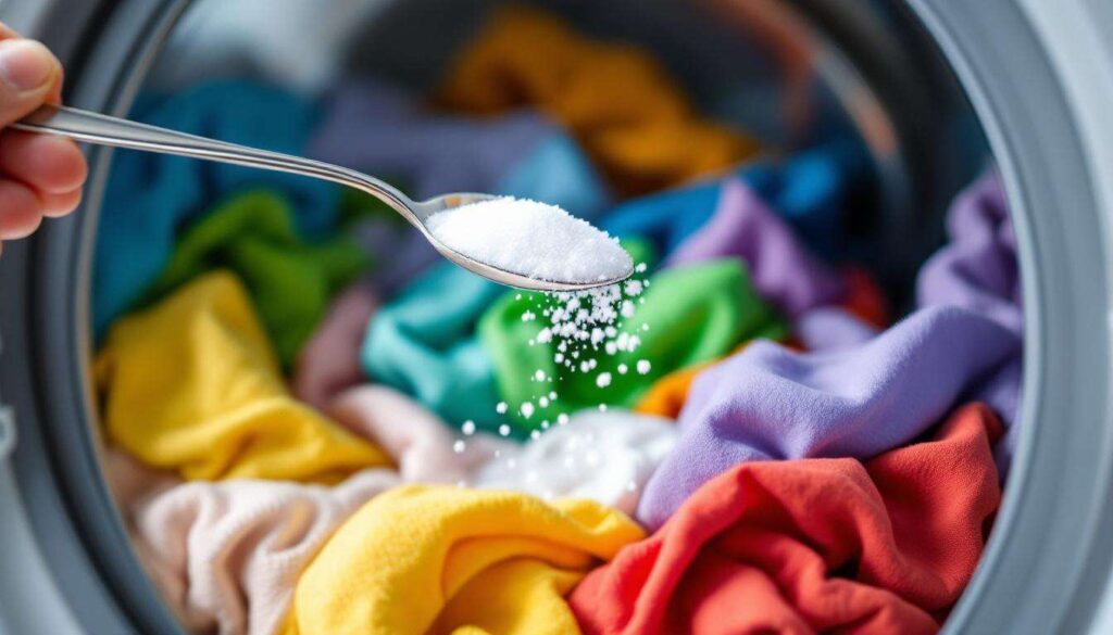 Warum ein Teelöffel Salz in der Waschmaschine verhindert, dass Farben abfärben