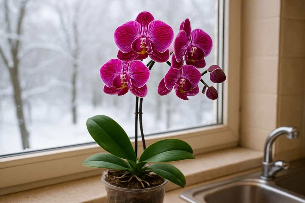 Im Winter Orchideen mit diesem Küchen-Hausmittel giessen für prächtige Blüten