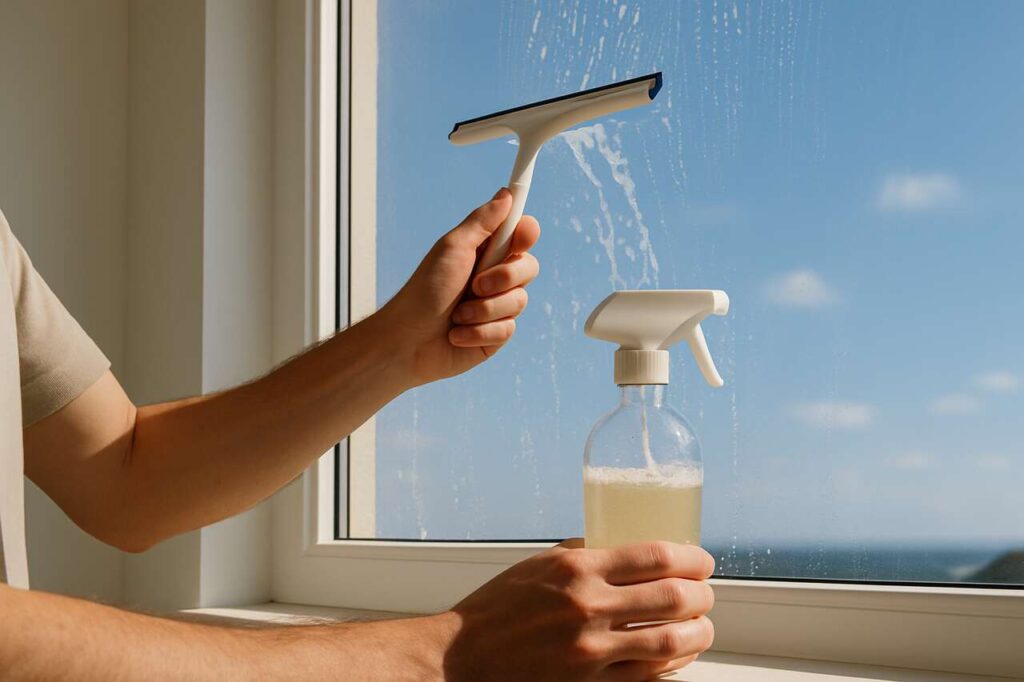 Statt Glasreiniger: Ich putze meine Fenster lieber mit diesem günstigen Hausmittel