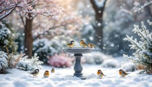 Vogeltränke im Winter: so bleibt das Wasser frostfrei und sicher für Meise, Amsel & Co