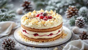Schneewittchen-Torte mit Kirsch & Butterkeks: So schmeckt der Winter