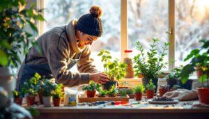 Ich schiebe nichts auf morgen auf, und ich rate Ihnen, das auch nicht zu tun: Ich topfe meine Pflanzen im Winter um und dünge sie – ich warte nicht bis zum Frühling.